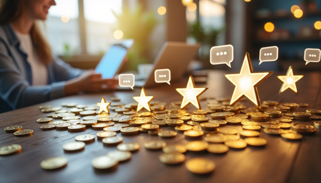 découvrez comment l'accumulation d'étoiles et de commentaires authentiques renforce la confiance grâce aux avis clients.